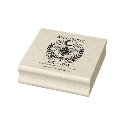 Maak Je Eigen Gelauwerde Hemelse Bij Rubberstempel (Stempel)