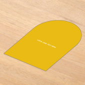Maak je eigen gele aangepaste ontwerp acryl uitnodigingen (Laagn)