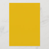 Maak je eigen gele aangepaste ontwerp advieskaart (Achterkant)