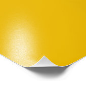 Maak Je Eigen Gele Aangepaste Ontwerp Foto Afdruk (Hoek)