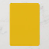 Maak je eigen gele aangepaste ontwerp informatiekaartje (Achterkant)