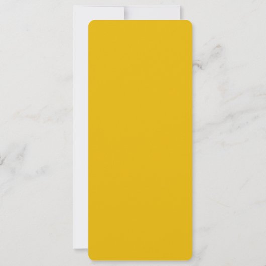 Maak Je Eigen Gele Aangepaste Ontwerp Kaart (Achterkant)