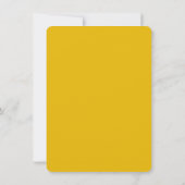 Maak je eigen gele aangepaste ontwerp kaart (Achterkant)