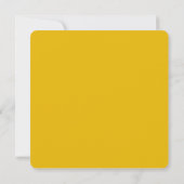 Maak Je Eigen Gele Aangepaste Ontwerp Kaart (Achterkant)