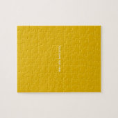 Maak je eigen gele aangepaste ontwerp legpuzzel (Horizontaal)