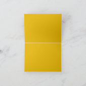 Maak Je Eigen Gele Aangepaste Ontwerp Notitiekaartje (Binnen)
