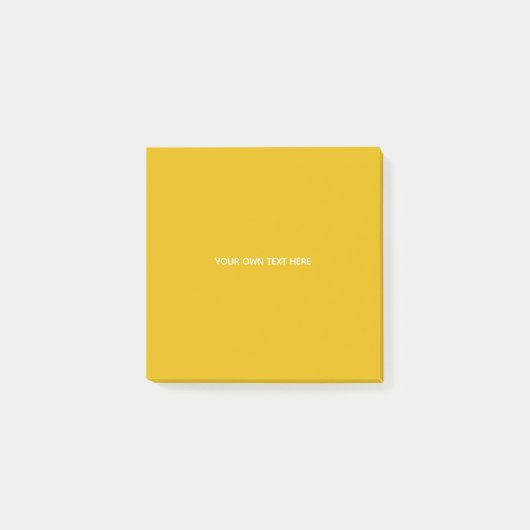 Maak je eigen gele aangepaste ontwerp post-it® notes (Voorkant)