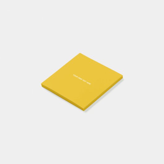 Maak je eigen gele aangepaste ontwerp post-it® notes (Schuin)