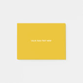 Maak je eigen gele aangepaste ontwerp post-it® notes (Voorkant)