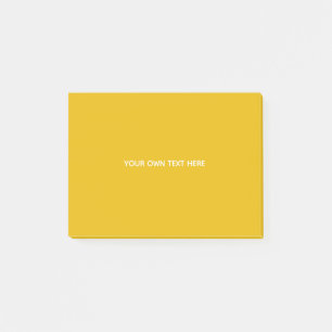Maak je eigen gele aangepaste ontwerp post-it® notes