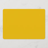 Maak je eigen gele aangepaste ontwerp programmakaart (Achterkant)