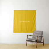 Maak je eigen gele aangepaste ontwerp wandkleed (In situ)