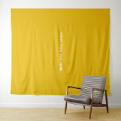 Maak je eigen gele aangepaste ontwerp wandkleed (In Situ (horizontaal))