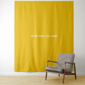 Maak je eigen gele aangepaste ontwerp wandkleed (In situ)