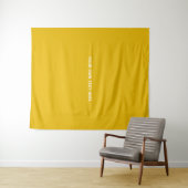 Maak je eigen gele aangepaste ontwerp wandkleed (In Situ (horizontaal))