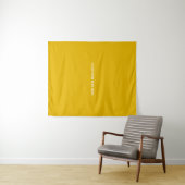 Maak je eigen gele aangepaste ontwerp wandkleed (In Situ (horizontaal))