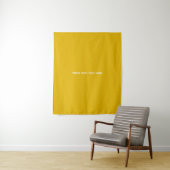 Maak je eigen gele aangepaste ontwerp wandkleed (In situ)