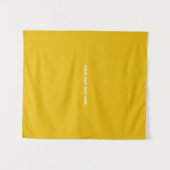 Maak je eigen gele aangepaste ontwerp wandkleed (Voorkant (horizontaal))