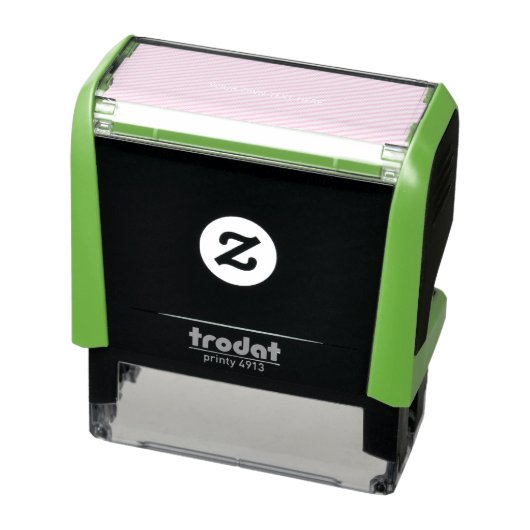Maak je eigen gele aangepaste ontwerp  zelfinktende stempel (Product)