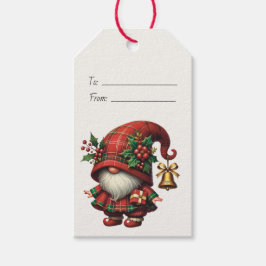 Maak Je Eigen Gelukkig Kerst Plaid Kabouter Cadeaulabel