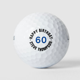 Maak je Eigen Gelukkige Verjaardag Cadeau Golfball Golfballen