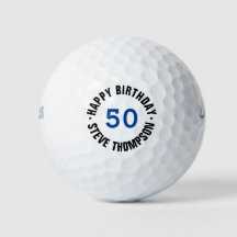 Maak je eigen gelukkige verjaardag cadeau golfball