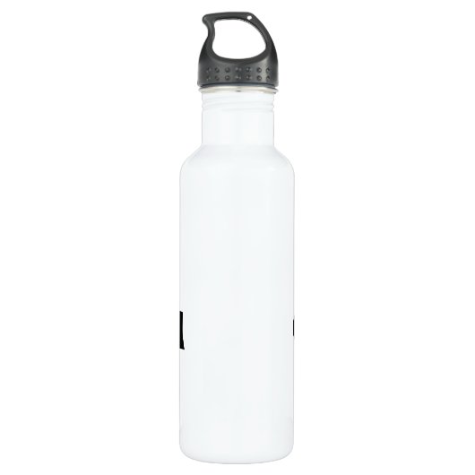 Maak je eigen gemak in één stap en heb plezier! waterfles (Achterkant)
