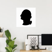 Maak je eigen George Washington Silhouette Poster (Thuiskantoor)