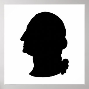 Maak je eigen George Washington Silhouette Poster