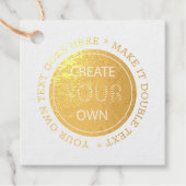 Maak je eigen - gepersonaliseerd, merkgebonden / o bedankjes labels (Voorkant)