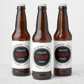 Maak je eigen - gepersonaliseerd, merkgebonden / o bier etiket (Flessen)