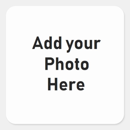 Maak je eigen Gepersonaliseerd vierkante Sticker (Voorkant)