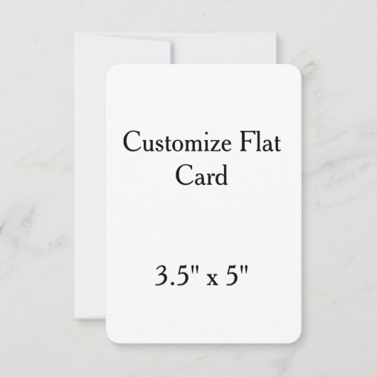 maak je eigen gepersonaliseerde 3,5" x 5" afgerond (Voorkant)