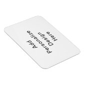 maak je eigen gepersonaliseerde 3" x 4" magneet (Rechterzijde)