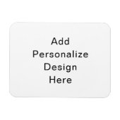 maak je eigen gepersonaliseerde 3" x 4" magneet (Horizontaal)