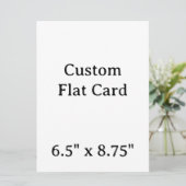 maak je eigen gepersonaliseerde 6.5" x 8.75"Square (Staand voorkant)