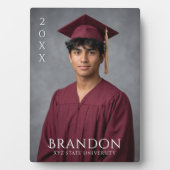 Maak je eigen gepersonaliseerde afstudeerfoto  fotoplaat (voorkant)