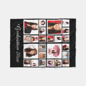 Maak je eigen gepersonaliseerde Afstuderen Fleece Deken (Voorkant (Horizontaal))