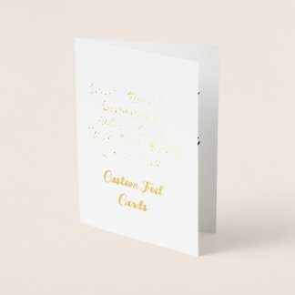 Maak Je Eigen Gepersonaliseerde Custom Folie Kaart