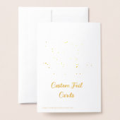 Maak Je Eigen Gepersonaliseerde Custom Folie Kaart (Met envelop)