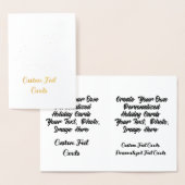 Maak Je Eigen Gepersonaliseerde Custom Folie Kaart (Display)