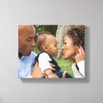 Maak je eigen gepersonaliseerde familiefoto canvas afdruk