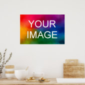 Maak Je Eigen Gepersonaliseerde Foto Afbeelding Poster (Keuken)