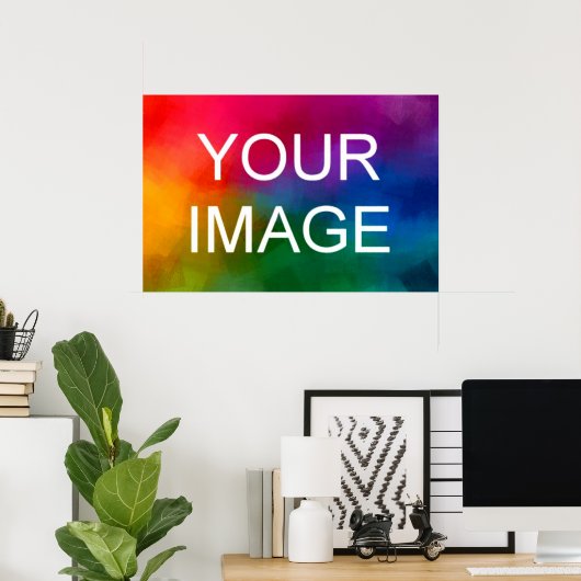 Maak Je Eigen Gepersonaliseerde Foto Afbeelding Poster (Thuiskantoor)