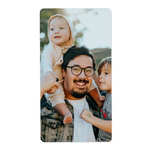 Maak je eigen gepersonaliseerde foto etiket (Voorkant)