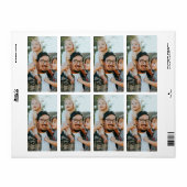 Maak je eigen gepersonaliseerde foto etiket (Full Sheet)