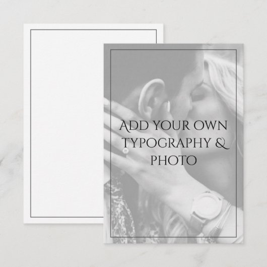 Maak je eigen gepersonaliseerde foto 'Save the Dat (Voorkant / Achterkant)