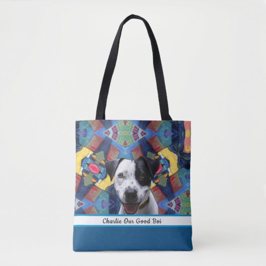 Maak je eigen gepersonaliseerde huisdier cadeau Fo Tote Bag (Voorkant)