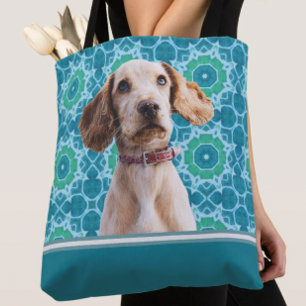 Maak je eigen gepersonaliseerde huisdier cadeau Fo Tote Bag