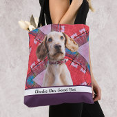 Maak je eigen gepersonaliseerde huisdier cadeau Fo Tote Bag